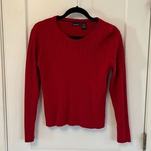 Northcrest Cableknit Crewneck Sweater
